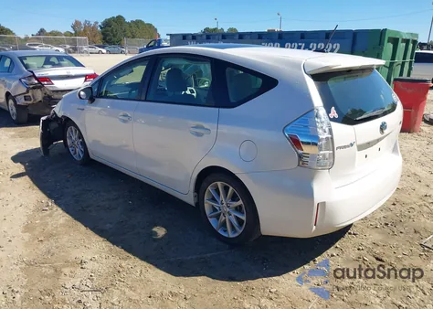 2012 Toyota Prius V Five from USA, damaged, VIN JTDZN3EU5C3063961